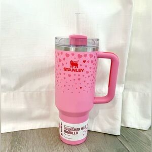 Stanley Tumbler 40oz Valentines Day-Pink/Hearts-Target Release